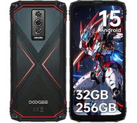 Smartphone Robuste DOOGEE Blade 10 Pro Energy 32GB+256GB 6.56'' Écran Smartphone Android 15 6150mAh 50MP Double SIM/NFC/IP68 Rouge