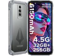 Smartphone Robuste DOOGEE Blade 10 Pro Energy 32Go+256Go Écran 6.56"" HD+ 6150mAh Telephone Incassable Dural SIM 4.5G/IP68 Argent