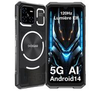 Smartphone Robuste DOOGEE Blade GT 5G WIFI6 32Go+256Go 6.72"" Écran 120Hz Android 14 - 5500mAh telephone portable Double SIM
