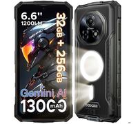 Smartphone Robuste DOOGEE Fire 5 Ultra 32Go+256Go 6.6"" 13000mAh Telephone Portable Incassable Android 15 48MP Double SIM/NFC Noir