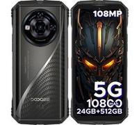 Smartphone Robuste DOOGEE S118 PRO 5G WIFI 6.6"" FHD+ 120Hz 24Go+512Go Android 14 Batterie 10800mAh 108MP NFC Dual SIM - Argent