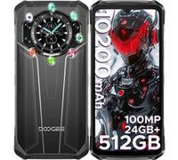 Smartphone Robuste DOOGEE S119 24Go + 512Go 10200mAh telephone Android 14 Écran arrière de 1,32" Caméra 100MP 4G SIM/NFC Noir G