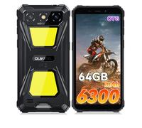 Smartphone robuste Oukitel G5 Dual Camping Lights 4G, 16 Go (4+12) 64 Go, écran 6,0 pouces, batterie 6300 mAh, appareil photo 13 MP HD, GPS, OTG vert