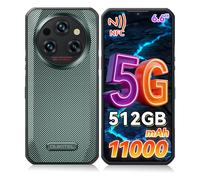 Smartphone robuste Oukitel WP35 Pro 6,6'' 5G 36(12+24) Go + 512 Go 11000 mAh 33 W 60 Hz 64 MP NFC Double SIM Android 14 BT5.2 grey