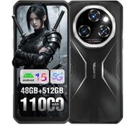Smartphone Robuste OUKITEL WP55 Pro 5G 48Go+512Go 108MP Téléphone Incassable 11000mAh 6.6"" FHD+ 120Hz Android 15 Dual SIM/NFC Noir