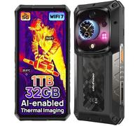 Smartphone Robuste Ulefone Armor 28 Ultra 5G 32Go+1T 64MP Imagerie Thermique Écran 6.67” FHD+ 10600mAh Smartphone Dual SIM Noir