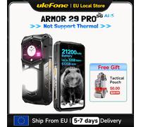 Smartphone robuste Ulefone Armor 29 Pro 5G, Android 15, MTK Dimensity 7400, 21200 mAh, 120 W, 64 MP, vision nocturne, 6,67 pouces, 120 Hz, 512 Go de ROM Non-Thermal Version