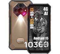 Ulefone Armor X16 Téléphone Portable Incassable 12Go+128Go10360mAh 6,56" NFC Or Or