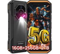 Smartphone Robuste Ulefone Armor X31 Pro 5G 16Go+256Go 6,56"" 6050mAh Téléphone Incassable Android 14 Caméra 64MP Dual SIM/NFC Orange