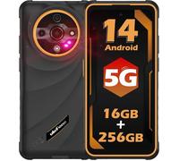 Smartphone Robuste Ulefone Armor X31 Pro 5G 16Go+256Go 6.56'' FHD+ Téléphone Incassable Android 14 64MP Vision Nocturne NFC Orange