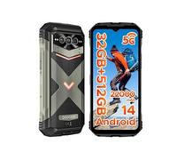 Smartphone robuste DOOGEE V MAX PRO 5G Écran 6.58"" 120Hz 32+512Go - Grande batterie 22000mAh Android 14 - caméra 108MP NFC - Gris