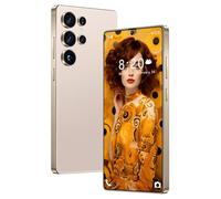 Smartphone S25 Ultra-étanche, écran HD 7,3 Pouces, Reconnaissance faciale, Reconnaissance faciale par Empreinte Digitale, GPS, Double Carte SIM, Batterie 8 000 mAh,Desert Gold-1TB