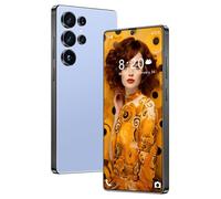 Smartphone S25 Ultra-étanche, écran HD 7,3 Pouces, Reconnaissance faciale, Reconnaissance faciale par Empreinte Digitale, GPS, Double Carte SIM, Batterie 8 000 mAh,Blue-1TB