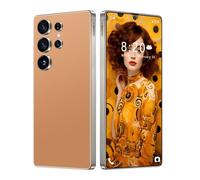 Smartphone S25 Ultra Outdoor Adventure, 7,3 Pouces, Portable et étanche, pour Adolescents, Adultes et Seniors, déverrouillage par Empreinte Digitale, GPS, 8 000 mAh,Orange-1TB