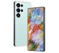 Smartphone S26 Ultra 5G débloqué, 16Go de RAM 1To de ROM, Android 14.0, Appareil Photo Zoom 72/108 Mpx, écran HD 7,3", Batterie Longue durée 8 000 mAh, Double SIM 5G, Stylet intégré,Cyan-1TB