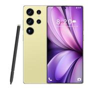 Smartphone S26 Ultra avec Stylet intégré, 16 Go de RAM, 1 to de ROM, Grand écran HD 7,3 Pouces, 1440 x 3040, Triple caméra 72/108 MP, 8 000 mAh, Snapdragon 8 Gen 3 (10 cœurs),Gold-1TB