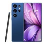Smartphone S26 Ultra avec Stylet intégré, 16 Go de RAM, 1 to de ROM, Grand écran HD 7,3 Pouces, 1440 x 3040, Triple caméra 72/108 MP, 8 000 mAh, Snapdragon 8 Gen 3 (10 cœurs),Dark Blue-1TB