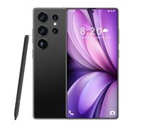 Smartphone S26 Ultra avec Stylet intégré, 16 Go de RAM, 1 to de ROM, Grand écran HD 7,3 Pouces, 1440 x 3040, Triple caméra 72/108 MP, 8 000 mAh, Snapdragon 8 Gen 3 (10 cœurs),Black-1TB