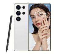 Smartphone S26 Ultra Global Version 5G, Double Carte SIM, écran HD 7,3 Pouces, 8 000 mAh, étanche, Compatible Reconnaissance faciale, Android 14.0,White-1TB