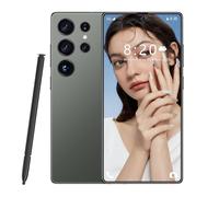 Smartphone S26 Ultra Global Version 5G, Double Carte SIM, écran HD 7,3 Pouces, 8 000 mAh, étanche, Compatible Reconnaissance faciale, Android 14.0,Green-1TB