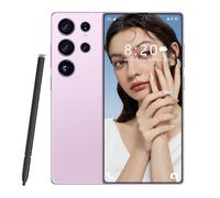 Smartphone S26 Ultra Global Version 5G, Double Carte SIM, écran HD 7,3 Pouces, 8 000 mAh, étanche, Compatible Reconnaissance faciale, Android 14.0,Pink-1TB