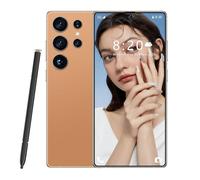 Smartphone S26 Ultra Global Version 5G, Double Carte SIM, écran HD 7,3 Pouces, 8 000 mAh, étanche, Compatible Reconnaissance faciale, Android 14.0,Orange-1TB