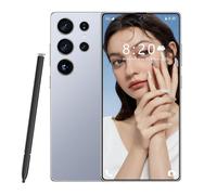 Smartphone S26 Ultra Global Version 5G, Double Carte SIM, écran HD 7,3 Pouces, 8 000 mAh, étanche, Compatible Reconnaissance faciale, Android 14.0,Tianium Blue-1TB