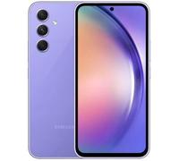 Smartphone Samsung A54 de couleur Violet clair avec écran 6,6"" AMOLED 120 Hz Full HD+, 1080 x 2340 pixels, 8 Go de RAM DDR4 + 256 Go