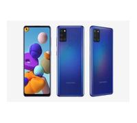 Smartphone Samsung Galaxy A21s - Bleu - Écran 6,5 pouces - Caméra quadruple 48MP - Batterie 5000 mAh