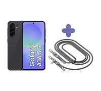 Smartphone Samsung Galaxy A36 6/128 Go Noir + bandoulière