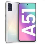 Smartphone - Samsung - Galaxy A51 - 128 Go - Blanc - 6.5"" - 48 mégapixels - Lecteur d'empreintes digitales