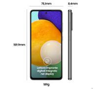 Samsung Galaxy A52 4G 16,5 cm (6.5") Double SIM Android 11 USB Type-C 6 Go 128 Go 4500 mAh Noir