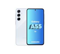 Smartphone Samsung Galaxy A55 5G 256Go Bleu ciel - [Versions italienne, hongroise, polonaise, roumaine, autrichienne et suisse]
