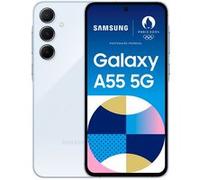 Samsung Galaxy A55 5G 16,8 cm (6.6") Double SIM hybride Android 14 USB Type-C 8 Go 128 Go 5000 mAh Bleu