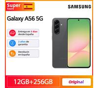 Smartphone Samsung Galaxy A56 5G, écran Super AMOLED de 6,7 pouces, fréquence de rafraîchissement de 120 Hz, appareil photo arrière 50 MP, batterie 5000 mAh, 12 Go de RAM, 256 Go de stockage Pink