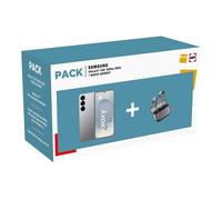 Pack Smartphone Samsung Galaxy S25 6,2" 5G Double SIM 128 Go Gris + Buds 3 Argent