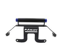 Smartphone Support Support De Plaque De Navigation GPS Moto pour Yamaha NMAX 155 2025, Support De Guidon pour Téléphone Portable D'extension Guidon(Bleu)