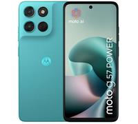 Smartphone tactile turquoise - Motorola - Moto G57 Power - 12 Go RAM - 256 Go de mémoire intégrée - Écran AMOLED 6 72""