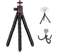 Smartphone Tripod Camera Tripod Mini Tripod Flexible 360° Rotatable Tripod Mobile Phone Tripod Compatible with Smartphones DSLR Gopro Camera