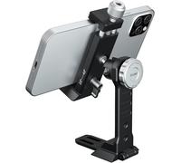 Smartphone Tripod Mount, Phone Tripod Stand with 360 Degree Rotation and Tilt, Cold Base, Extension from 6.5 cm to 10.2 cm, Desktop Mount for Smartphone, Camera, Vlog