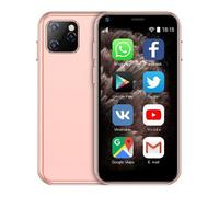 Smartphone Ultra Mince 2.5 Pouces Quad Core Bluetooth Wifi Dual SIM 1GB+8GB 3G + SD 16Go Rose YONIS