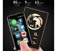 Smartphone Ultra Mince 2.5 Pouces Quad Core Bluetooth Wifi Dual SIM 1GB+8GB 3G + SD 32Go Rose YONIS