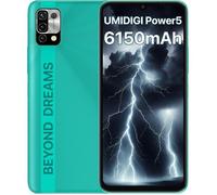 Smartphone UMIDIGI Power 5 2023,6150mAh Batterie 364GoTF 256Go,Plein écran 6.53 HD,Android 11,Dual SIM 4G LTE Mondiale Emplace
