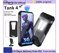 Smartphone Unihertz by 8849 Tank 4 5G avec projecteur 720P intégré, 24 Go de RAM, 512 Go de ROM, batterie 11600 mAh, processeur Dimensity 7300, écran AMOLED, Android 14 Set Two