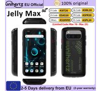 Smartphone Unihertz Jelly Max Mini 5G Android 14 Processeur Dimensity 7300 Appareil photo 100MP Batterie 66W 4000 mAh 12 Go 256 Go Double carte SIM noir