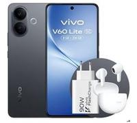 Vivo V60 Lite 8GB 256GB 6.77" AMOLED 120Hz 5G Dual SIM 50MP Carga 90W IP65 Android 15 Negro