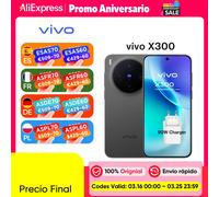 Smartphone vivo X300 5G, 12 Go + 256 Go, version UE, 6,31 pouces, MTK Dimensity 9500, appareil photo principal ZEISS 200 Mpx, IP69, Android 16, Wi-Fi 7, NFC Halo Pink