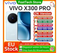 Smartphone VIVO X300 Pro 5G, processeur Dimensity 9500, écran AMOLED de 6,78 pouces, batterie de 6510 mAh, charge rapide 90 W, appareil photo téléobjectif ZEISS APO 200 MP, NFC, OTG Simple White