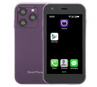 Smartphone WiFi, ABS Dual SIM HD Camera Smartphone 3in pour l'extérieur (Violet)