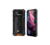 Smartphone WP23 Plus Orange : 6.52", 8Go+256Go, 10600mAh, Android 14,Empreinte digitale, Dual SIM 4G,Téléphone Portable-378g